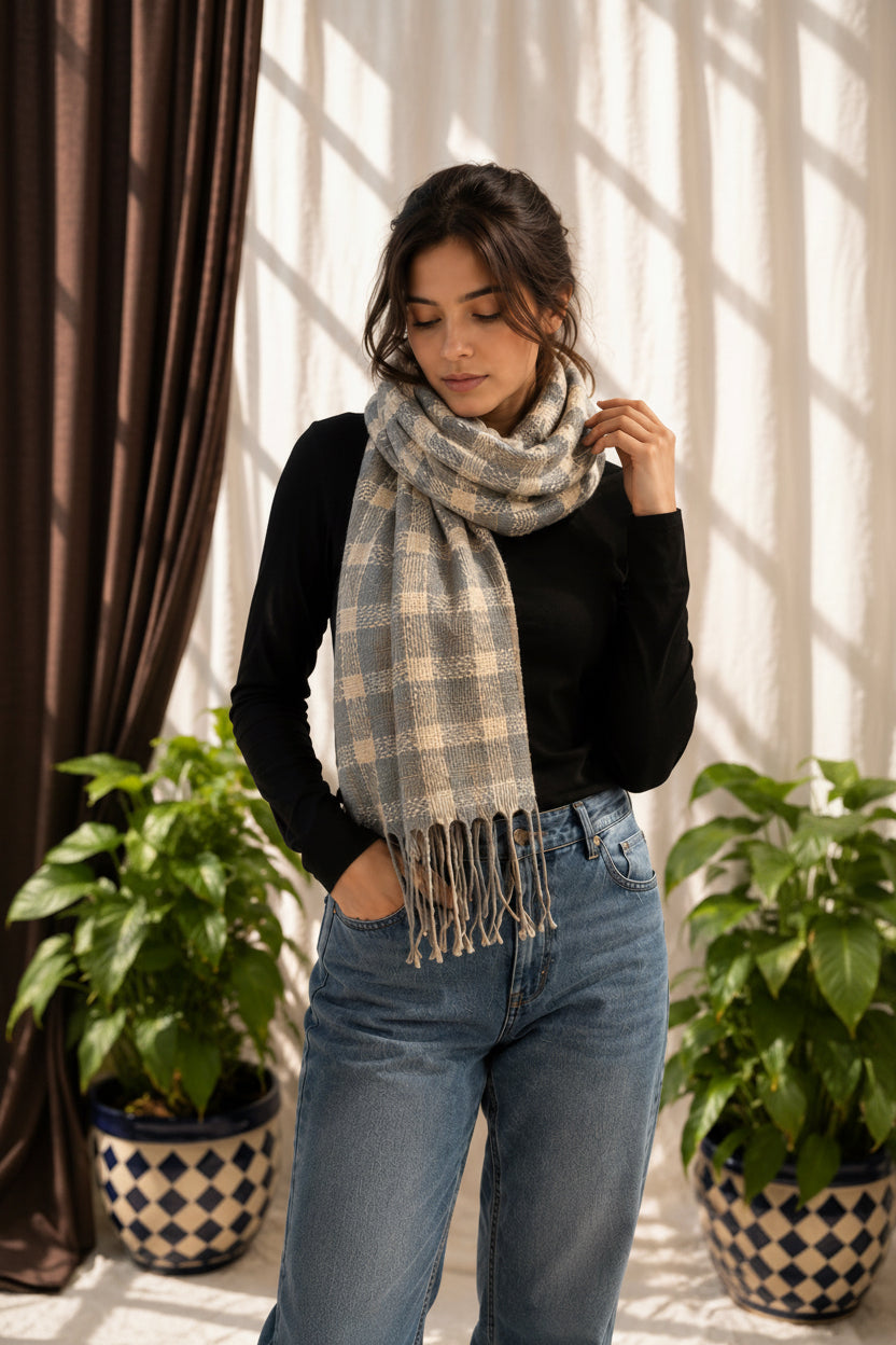 Check Warm Stole