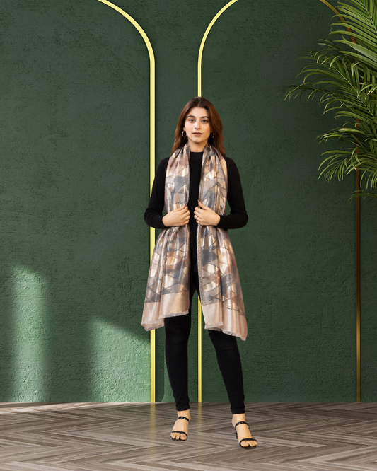 House of Ikat - Diamonds | Reversible Fine Wool Stole