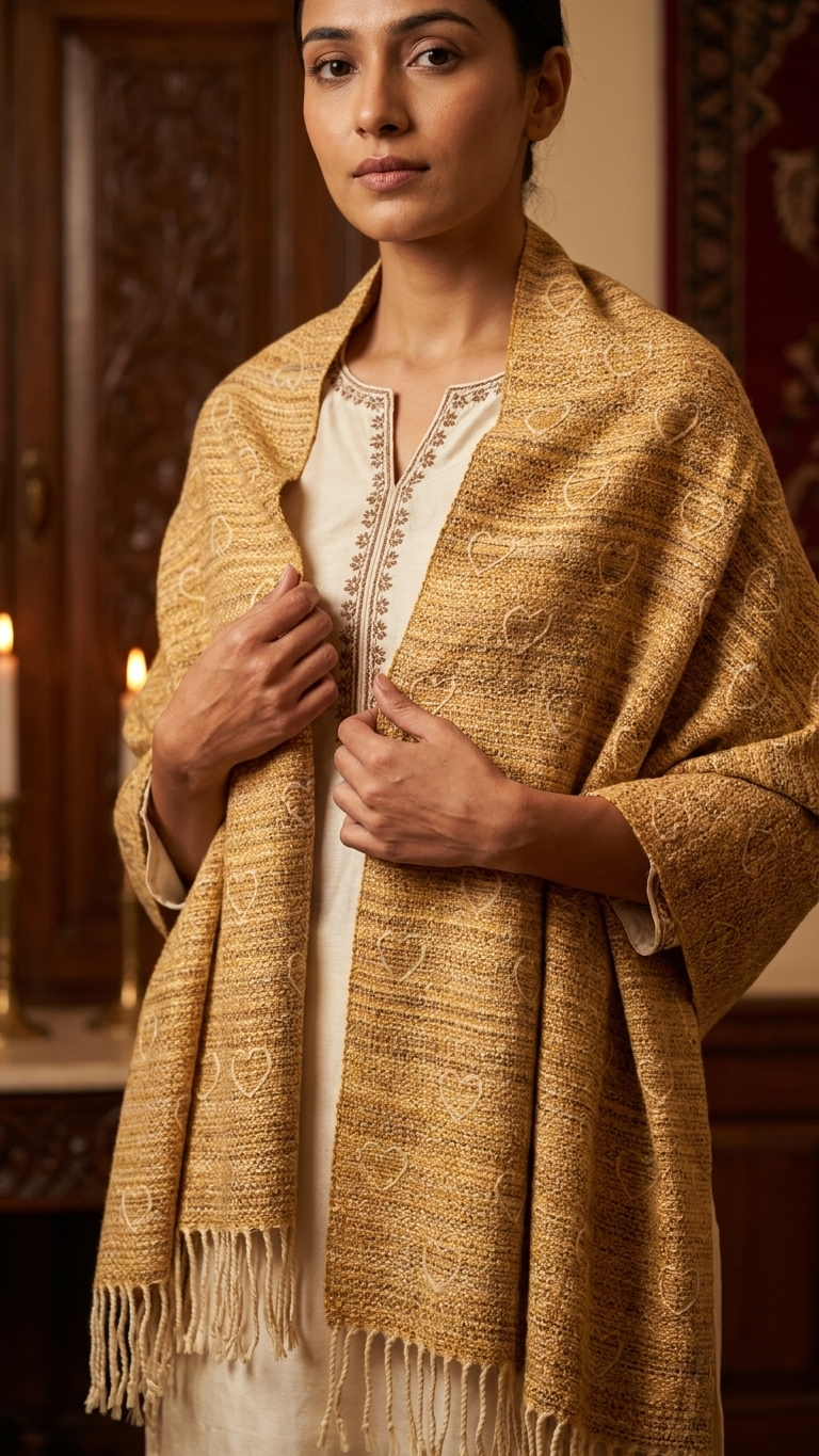 Sneh Warm Knitted Stole