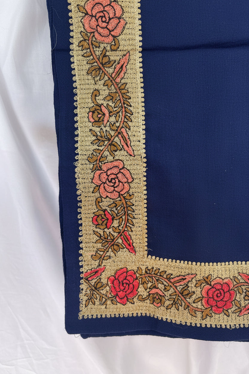Midnight Bloom Shawl
