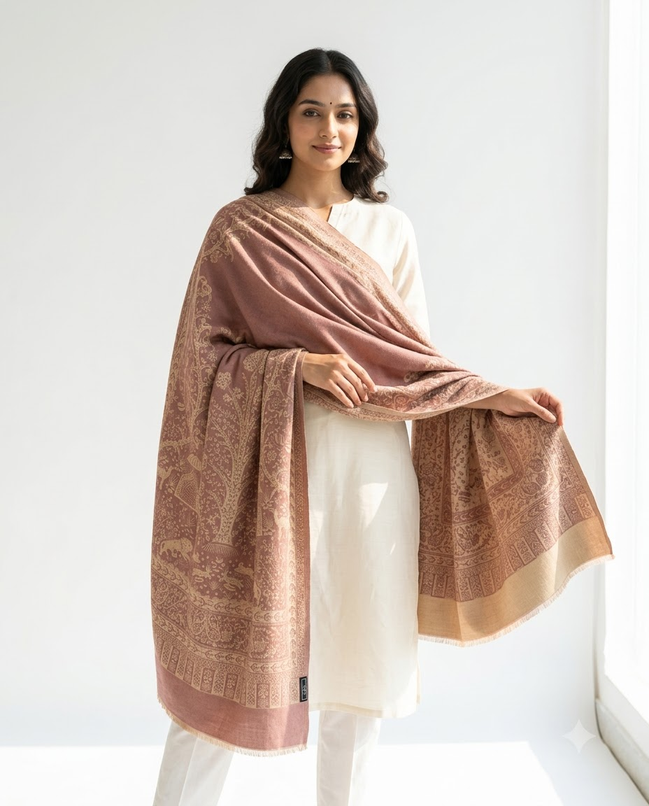 Shajar Reversible Stole