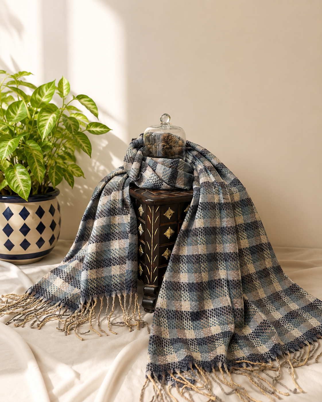 Check Warm Stole