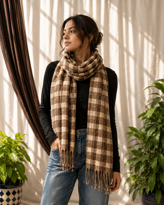Check Warm Stole