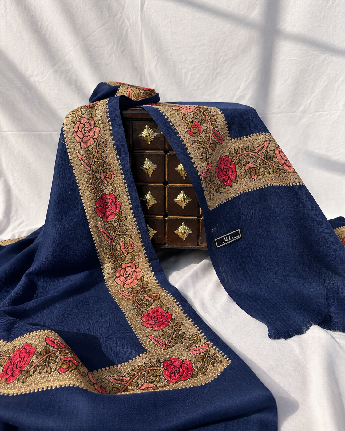 Midnight Bloom Shawl
