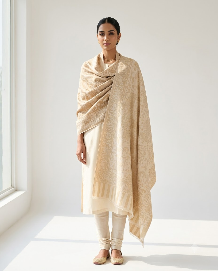 Shajar Reversible Stole