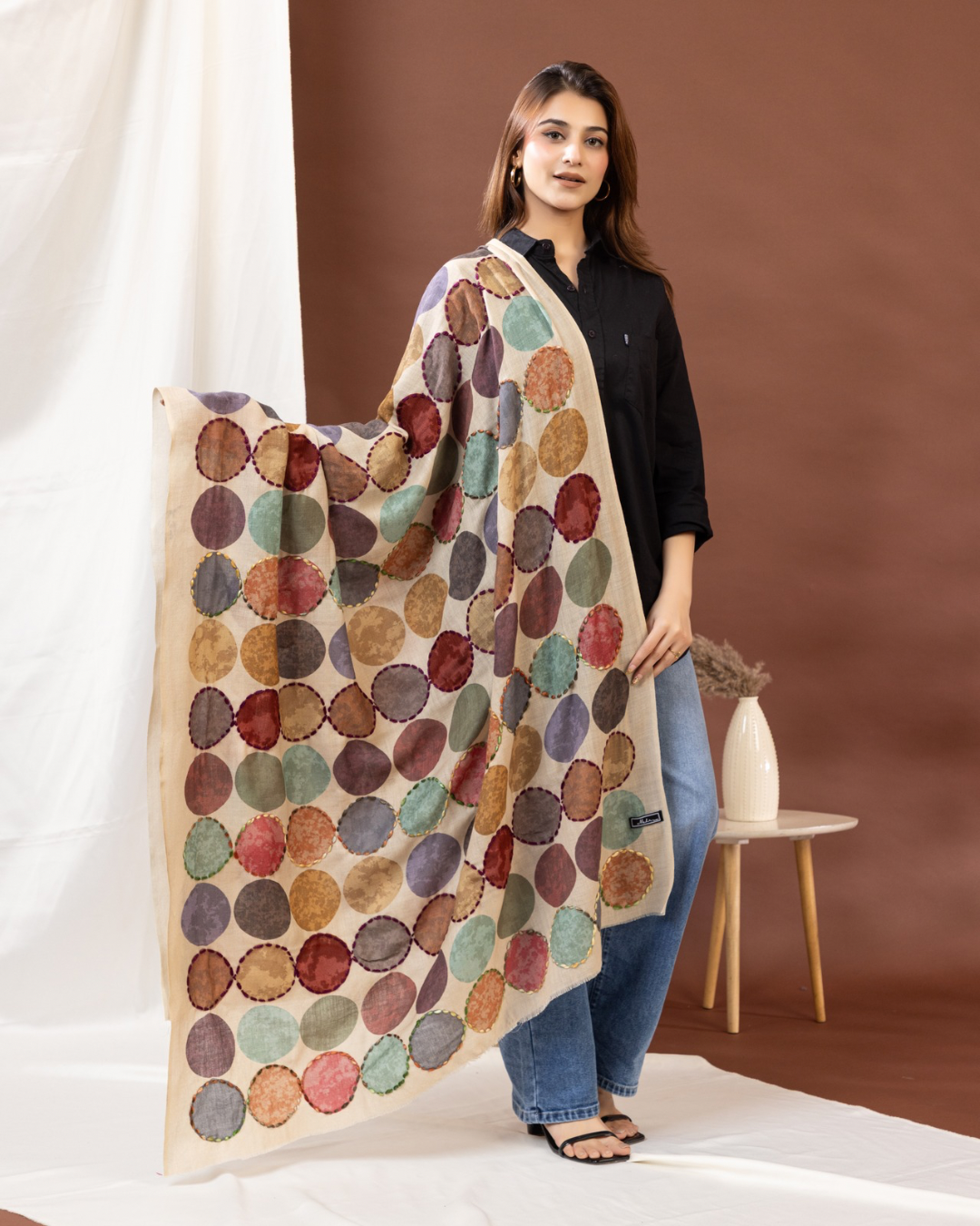 Pebble Play Shawl